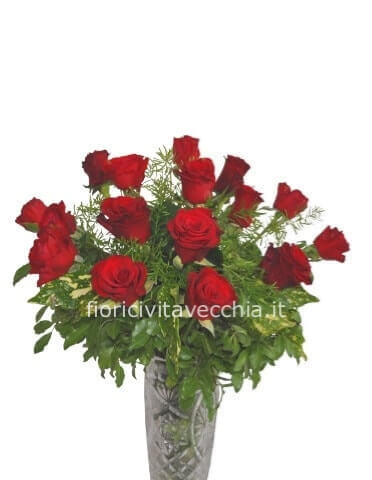Bouquet di 12 rose rosse